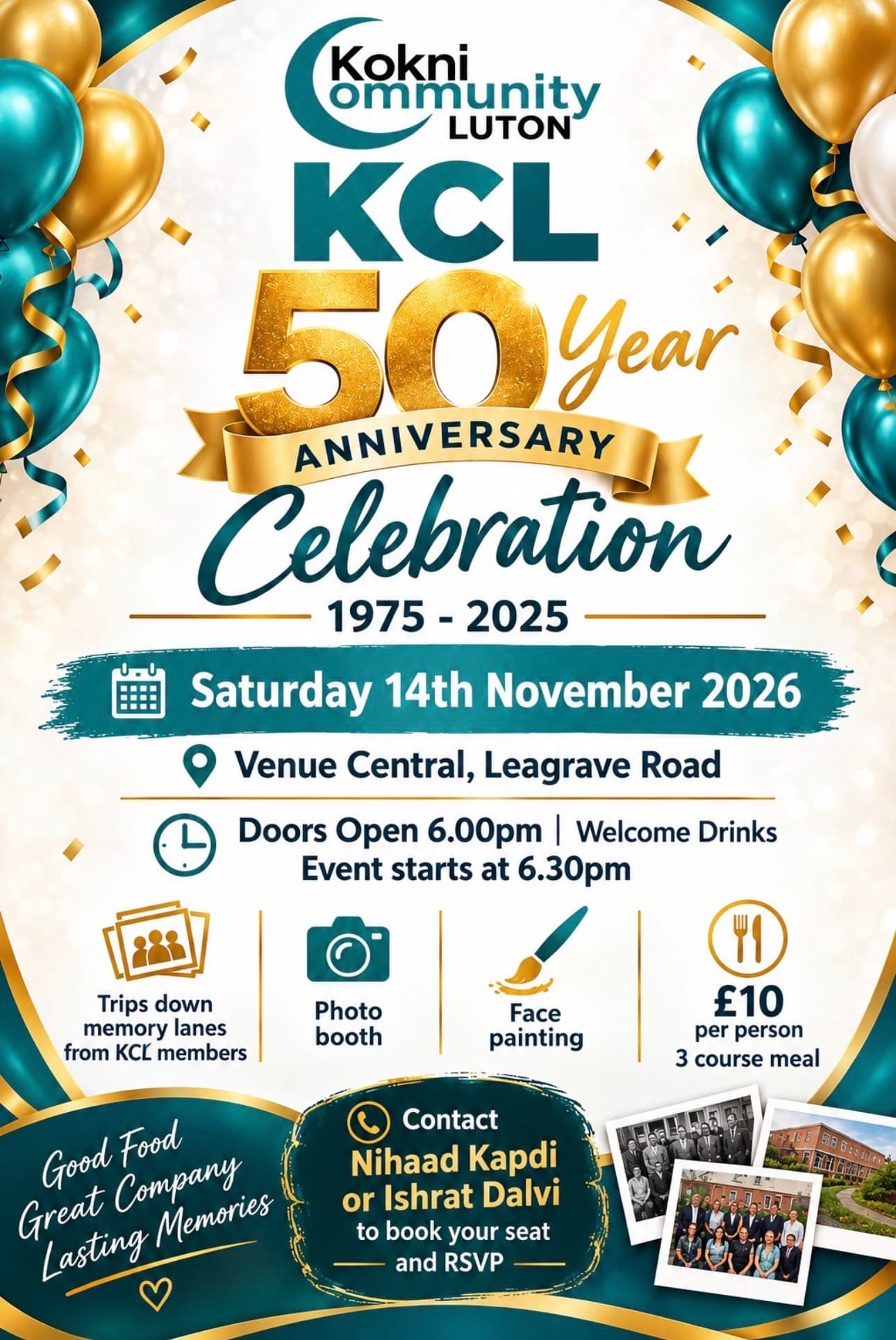 KCL LUTON — CELEBRATING 50 YEARS! 1975–2025